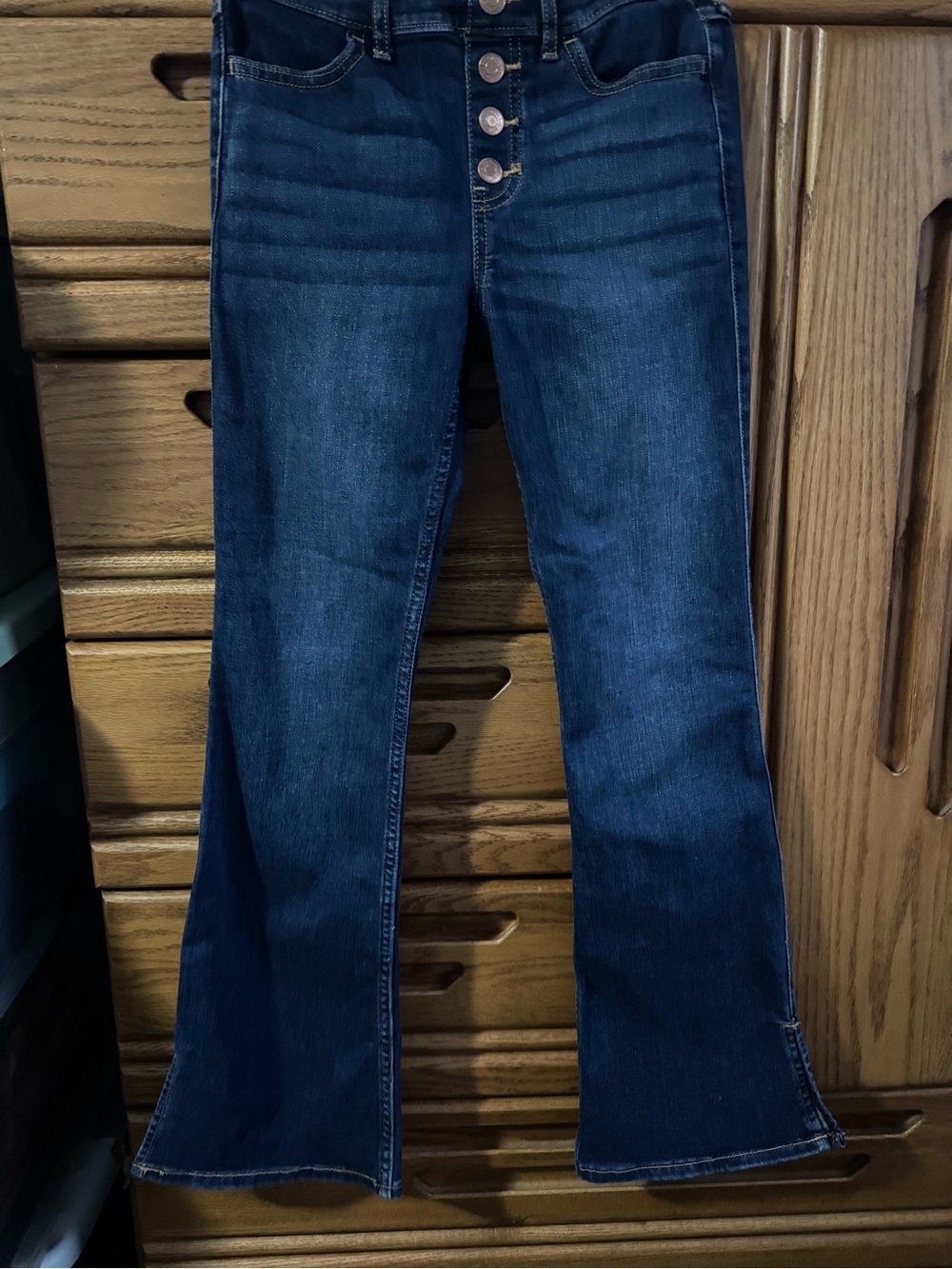 abercrombie kids Dark Blue Flare Jeans